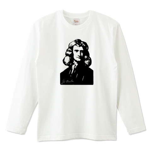 アイザック ニュートン Sir Isaac Newton イングランド 数学者 物理学者 歴史人物tシャツ Historical Figures 086 歴史tシャツの 帝都tシャツ店